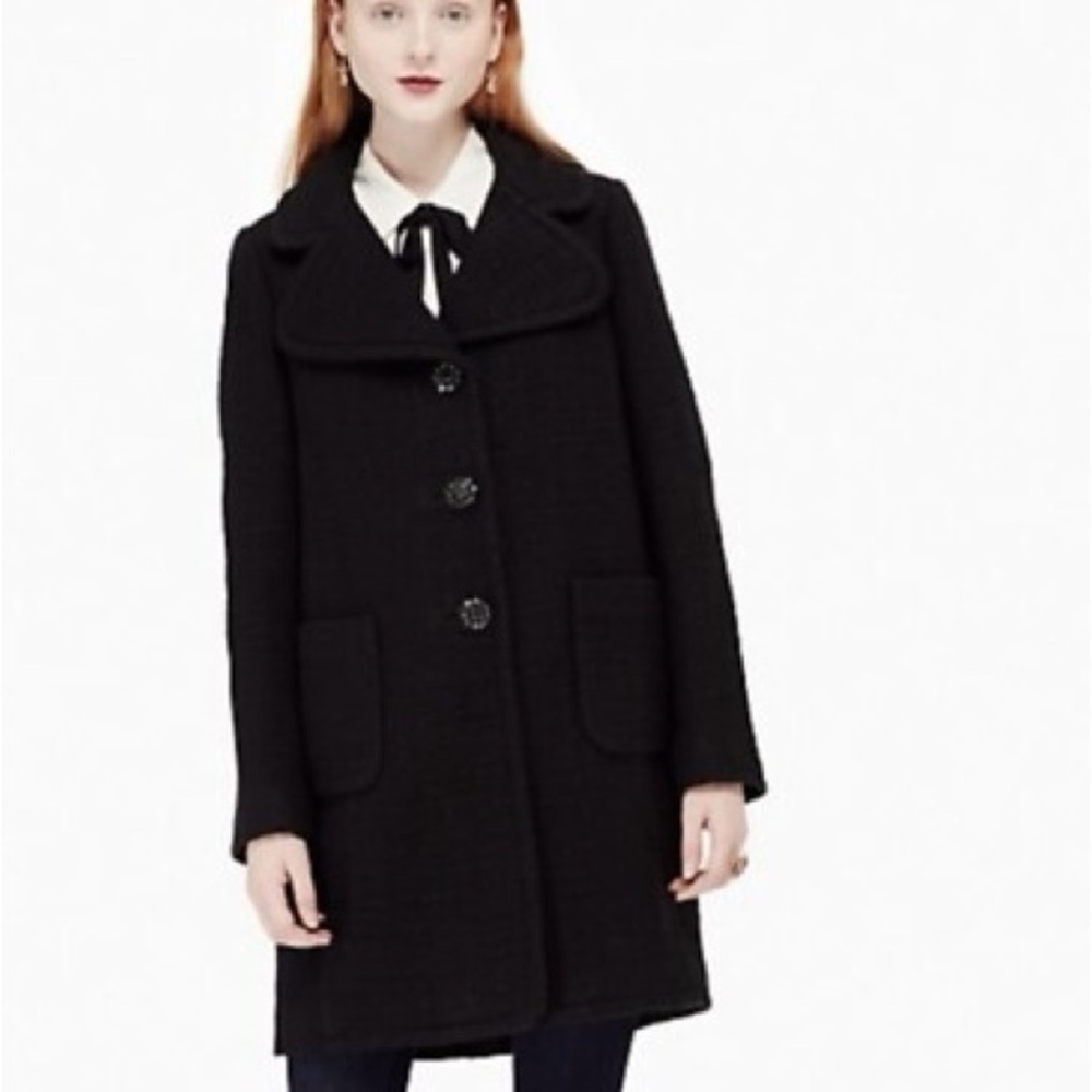 Kate Spade Wool Boucle Coat